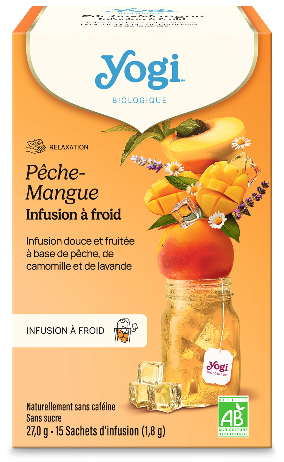 Infusions à froid Pêche Mangue Bio
