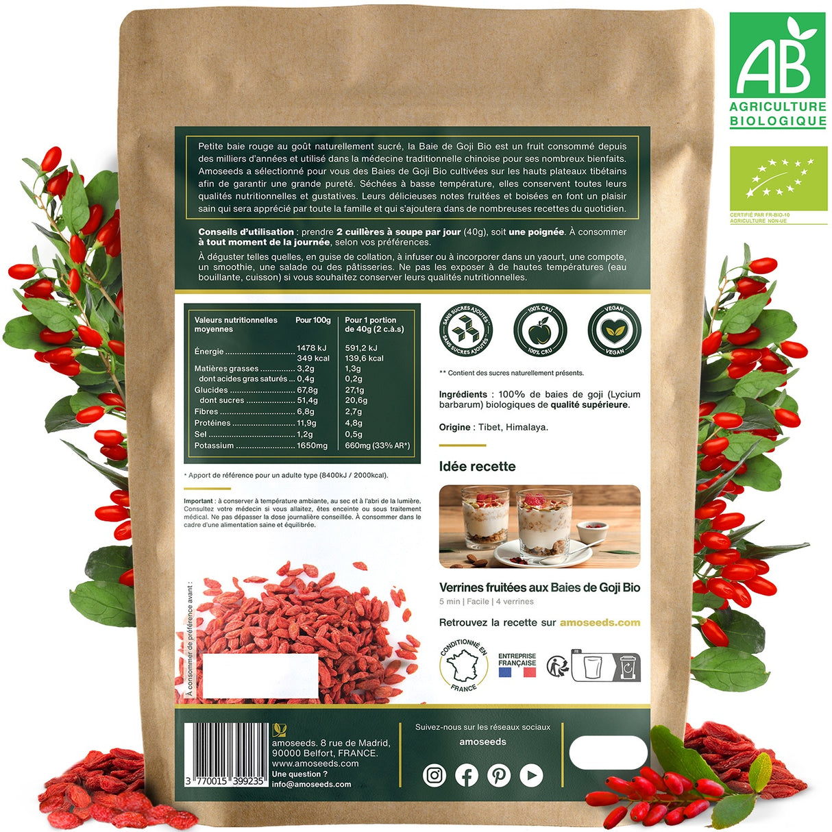 Baies de Goji Bio 200g