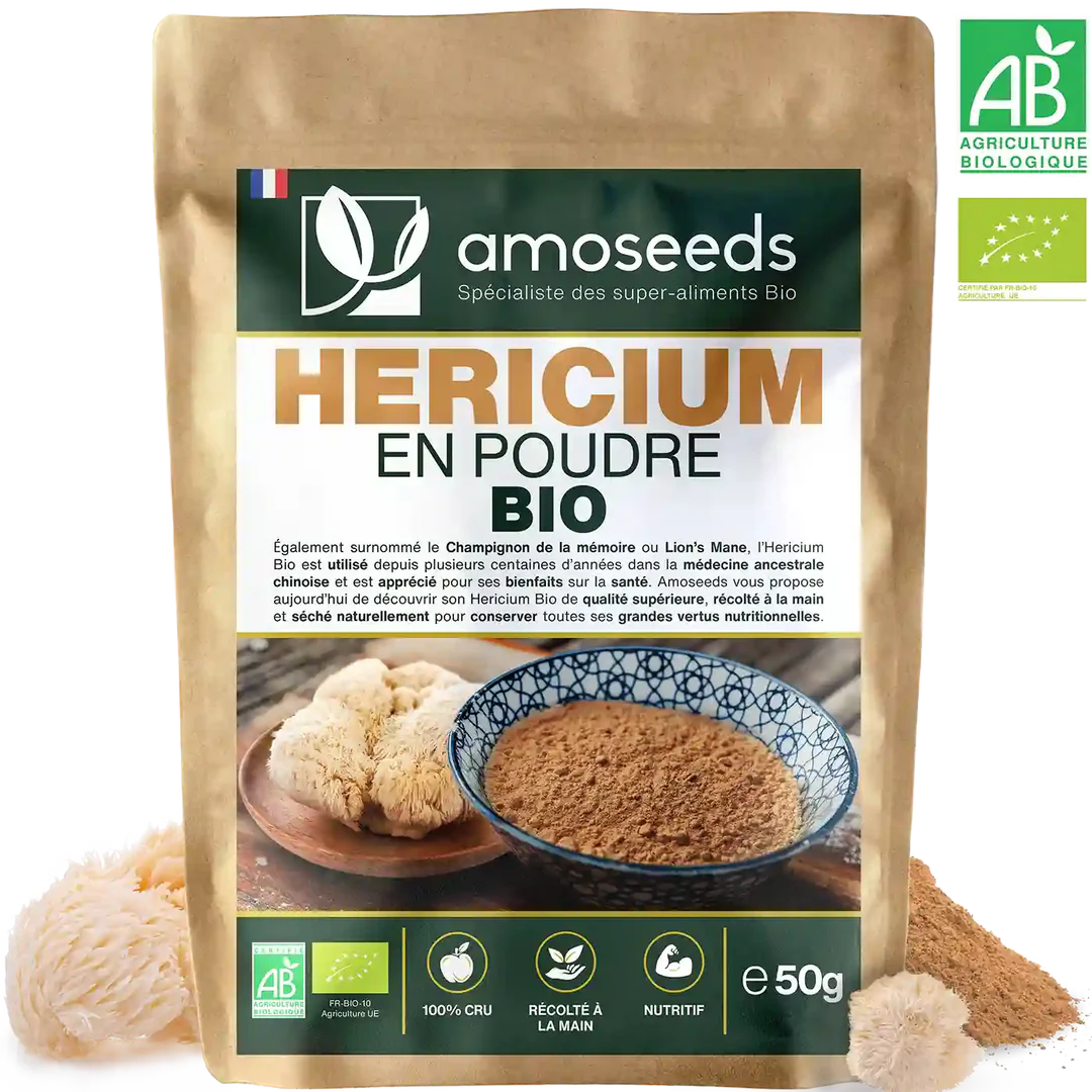 Hericium Bio en poudre 50g