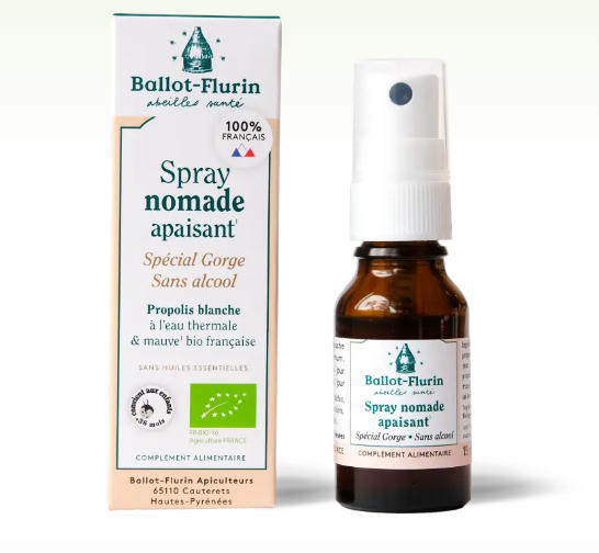 Spray Nomade Apaisant Sans Alcool Bio 15 ml