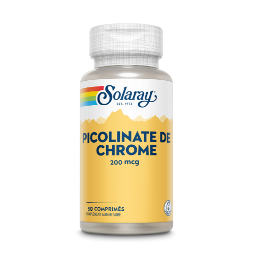 Picolinate de Chrome 200mcg Solaray