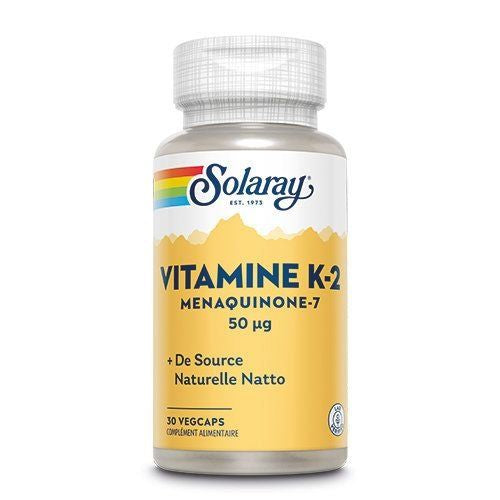 Vitamine K-2 (Menaquinone-7) 50μg 30 gélules