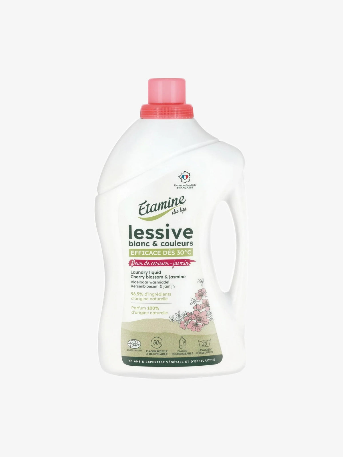 Lessive blanc & couleurs Fleur de Cerisier Jasmin