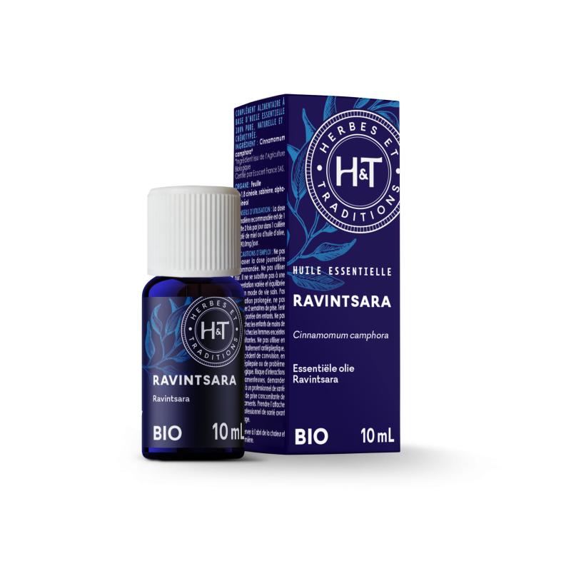 He Ravintsara feuille Bio 10ml (cinnamomum Camphora)