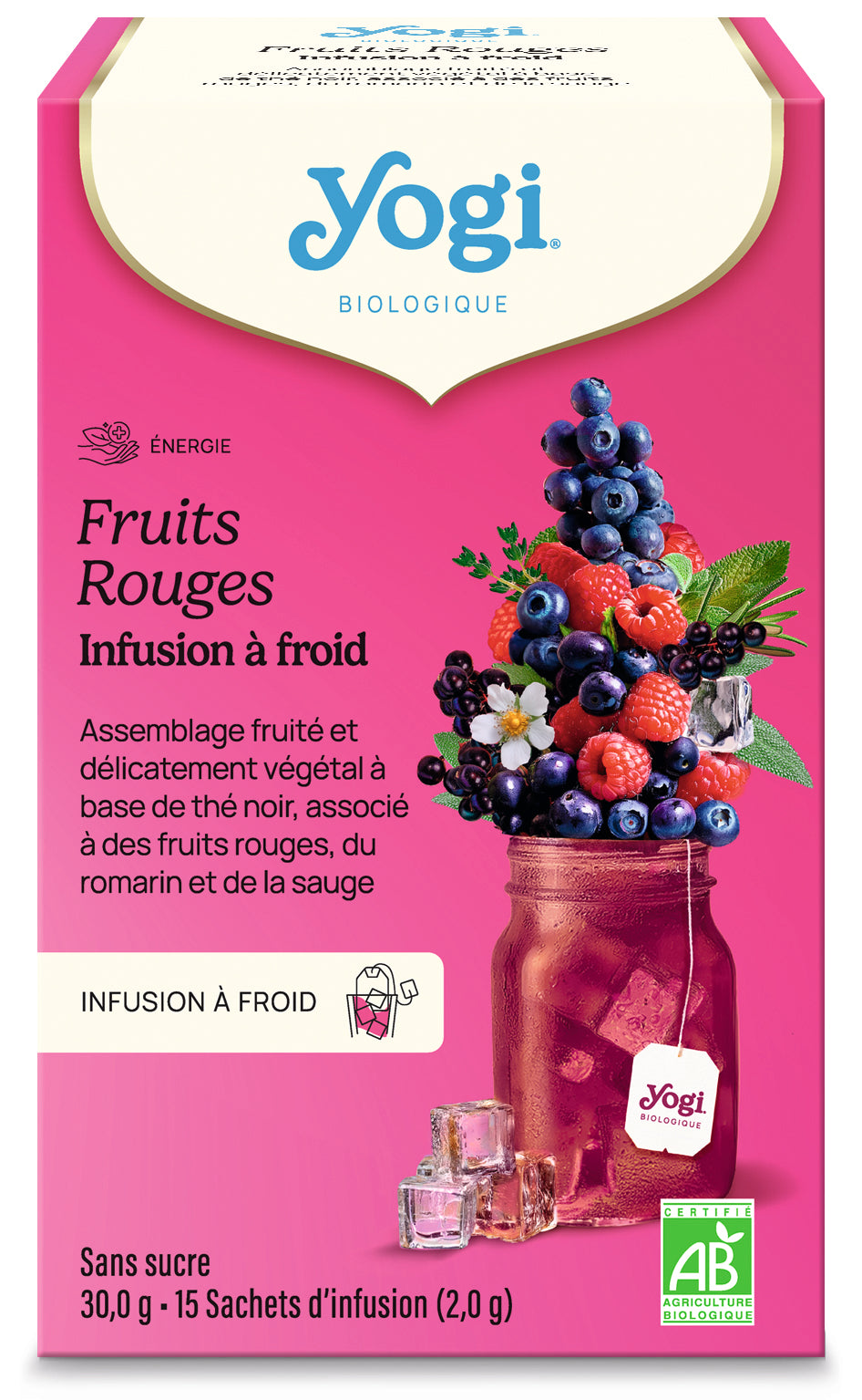 Infusions à froid Fruits rouges Bio