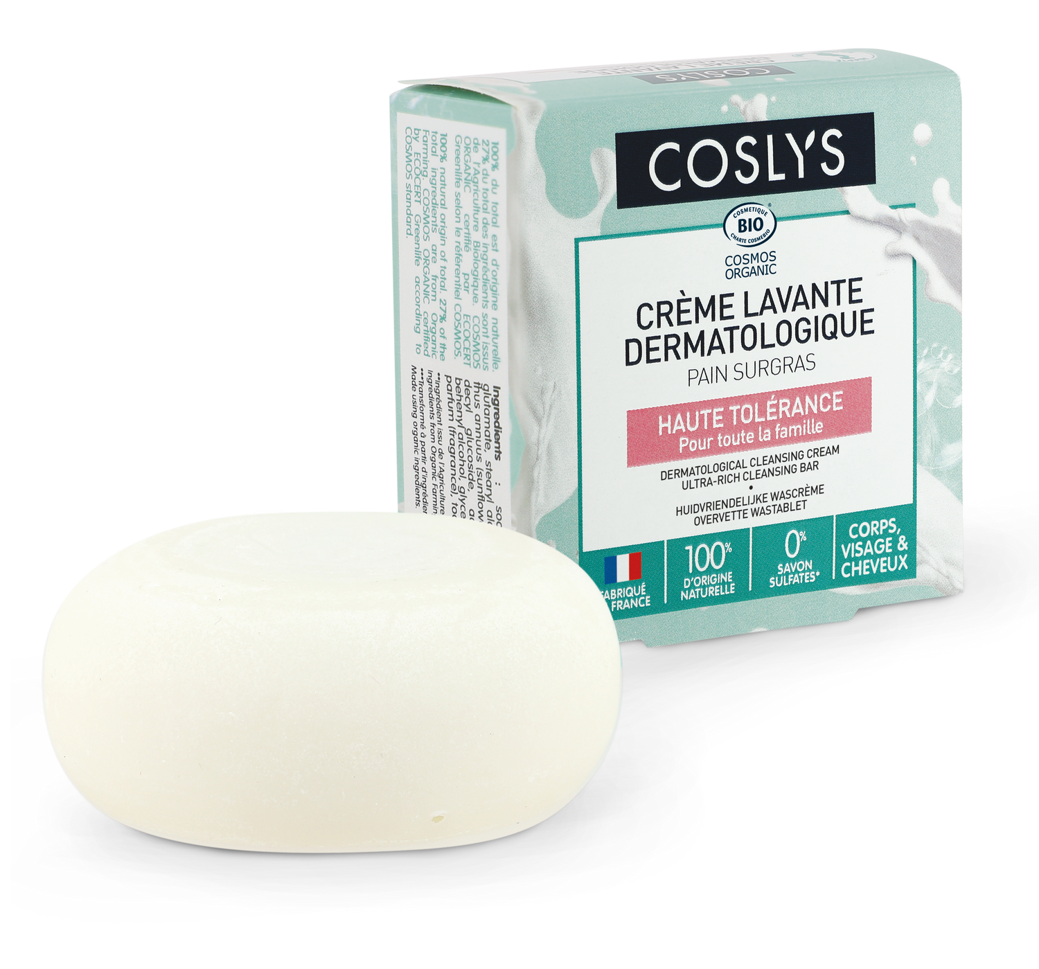 Crème lavante dermatologique solide 85ml