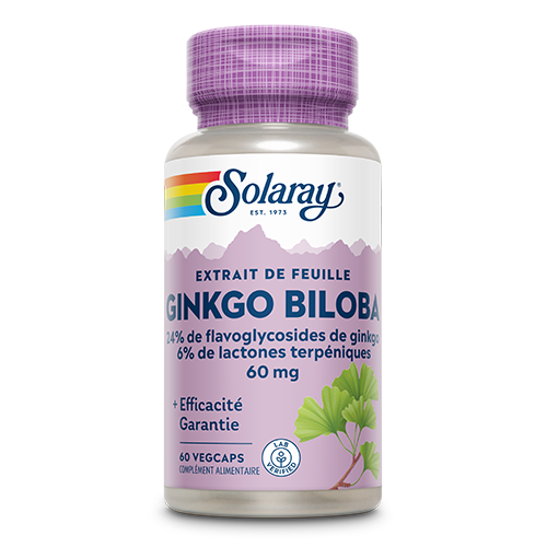 Ginkgo Biloba 60mg - 60 gélules