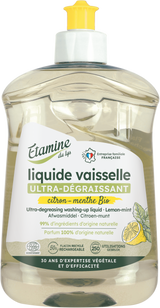 Liquide vaisselle ultra-dégraissant Citron-Menthe 500ml