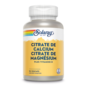 Calcium + Magnésium + Vitamine D Solaray