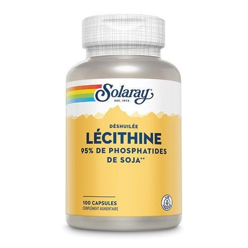 Lécithine déshuilée 95% Phosphatides 100 capsules