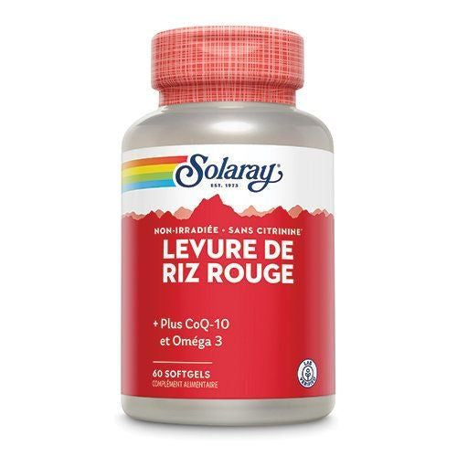 Levure de Riz Rouge + CoQ10 + Oméga 3 60 capsules
