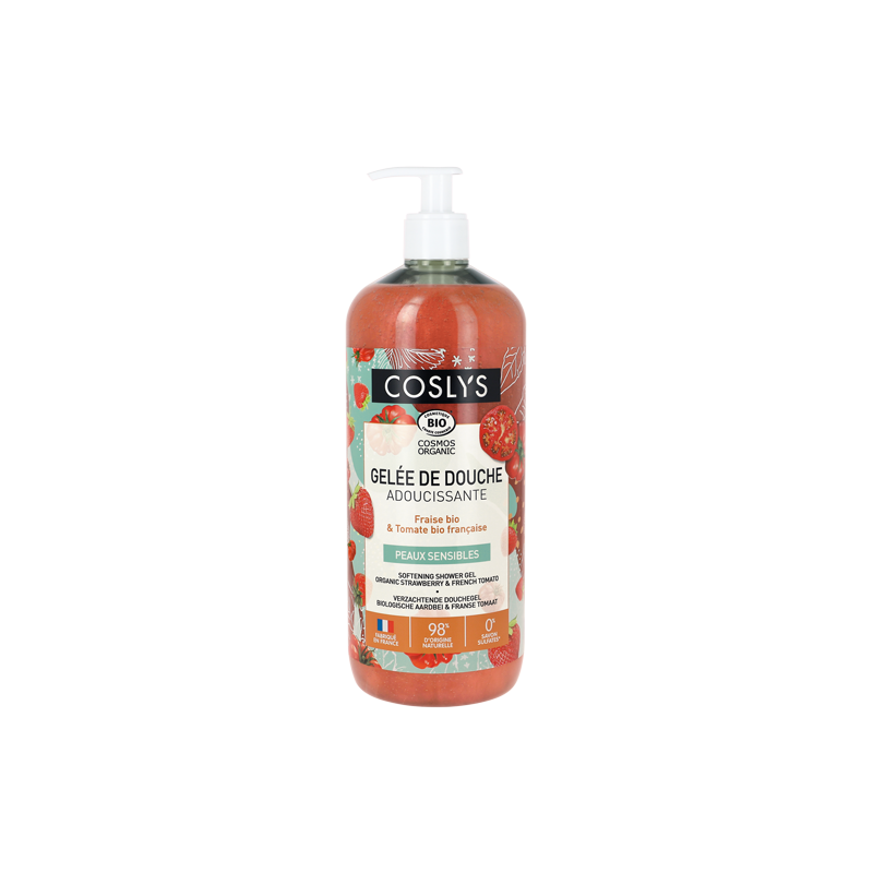 Gelée de douche adoucissante Fraise Tomates 1L