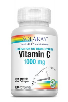 Vitamine C 1000mg Solaray Action Prolongee